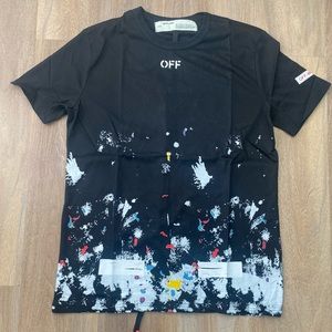Off White Splatter T-Shirt